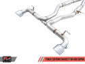 Toyota Supra GR A90 Catback Track / Touring Edition AWE Tuning (Polerade, Track Edition)