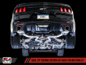 awe3015-33084 S550 Mustang GT 15-17 Cat-back Avgas - Touring Edition (Diamond Black Tips) AWE Tuning (3)