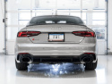 Audi RS5 B9 Coupe & Sportback 2.9TT Catback Avgassystem Track / Touring Non-Resonated AWE Tuning (Touring Edition (Ljuddämpat), Coupé)