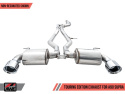 Toyota Supra GR A90 Catback Track / Touring Edition AWE Tuning (Svarta, Touring Edition)