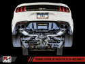 Ford Mustang GT S550 2018-2023 Catback Touring Edition AWE Tuning (Polerade)