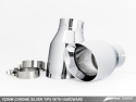 Audi C7.5 A6 3.0T Touring Edition Exhaust - Quad Outlet, Diamond Black Tips AWE Tuning