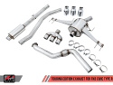 Civic Type-R FK8 Catback Touring / Track Edition AWE Tuning (Polerade, Touring Edition)