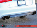 Audi S6 4.0T Track Edition Exhaust - Diamond Black Tips AWE Tuning