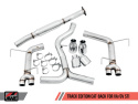 WRX STi 15+ Catback Track / Touring Edition AWE Tuning (Svarta, Track Edition)