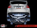 WRX STi 15+ Catback Track / Touring Edition AWE Tuning (Svarta, Track Edition)
