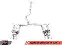 WRX STi 15+ Catback Track / Touring Edition AWE Tuning (Svarta, Track Edition)