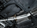 Volkswagen Golf R MK8 Catback Avgassystem Track Edition Svarta Quad Utblås AWE Tuning