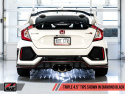 Civic Type-R FK8 Catback Touring / Track Edition AWE Tuning (Svarta, Track Edition)