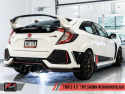 Civic Type-R FK8 Catback Touring / Track Edition AWE Tuning (Svarta, Track Edition)