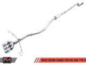 Civic Type-R FK8 Catback Touring / Track Edition AWE Tuning (Svarta, Track Edition)