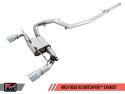 Ford Focus RS MK3 SwitchPath™ Catback Avgassystem AWE Tuning