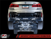 awe3025-43066 BMW M5 F90 18-19 SwitchPath Catback Avgassystem AWE Tuning (2)