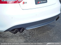 S5 B8/8.5 Cabrio Touring Edition Exhaust System AWE Tuning (Svarta, Ljuddämpade Downpipes)