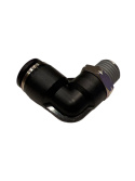 90° Vinkel Hane 1/4\'\' MNPT x 3/8\'\' PTC Luftkoppling Airworx