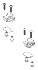 BAKFlip Top Side Buckle End Clips Qty 2 (w/ Hardware)
