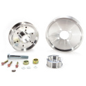 Mustang GT 2002-2004 4.6 Underdrive-remskivesats Lätt CNC-fräst Billetaluminium (3 delar) BBK