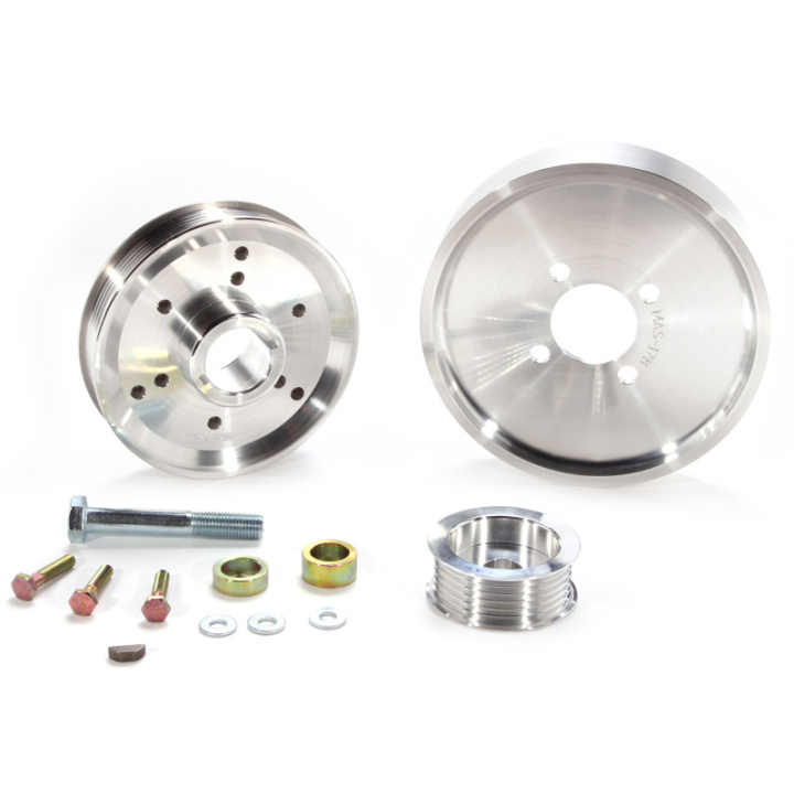 Mustang GT 2002-2004 4.6 Underdrive-remskivesats Lätt CNC-fräst Billetaluminium (3 delar) BBK i gruppen Välj bilmodell / Ford / Mustang 94-04 / Tuning hos DDESIGN Scandinavia AB (bbk1559)