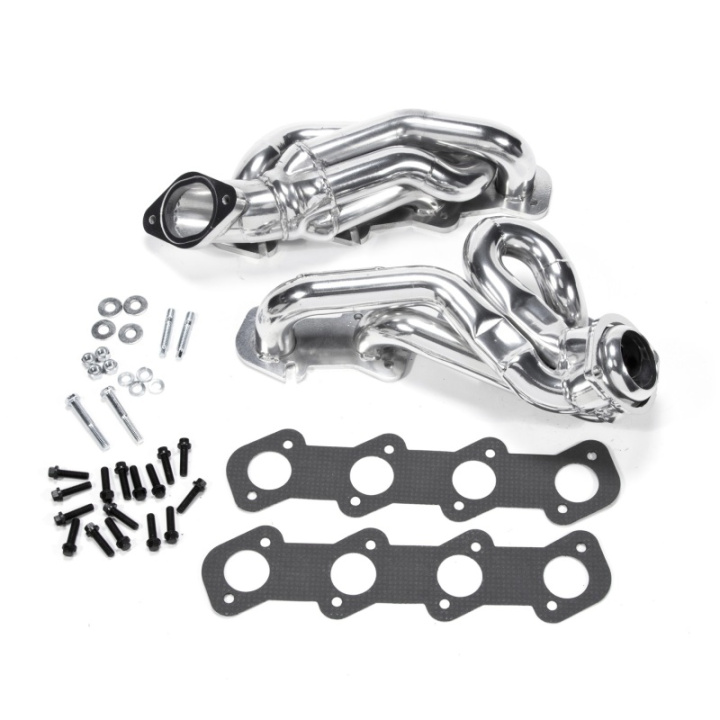 Mustang GT 1996-2004 Korta Extraktorgrenrör med Avstämda Rörlängder 1-5/8 tum Silverkeramisk Beläggning BBK i gruppen Välj bilmodell / Ford / Mustang 94-04 / Tuning hos DDESIGN Scandinavia AB (bbk16150)