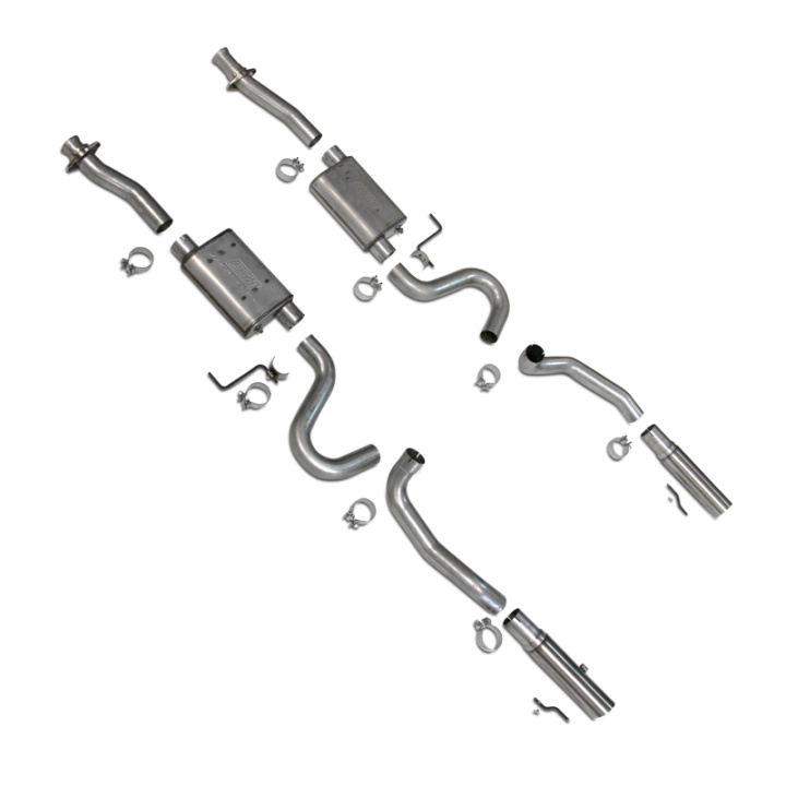 Mustang 1986-2004 Catback-avgassystem Varitune Ljuddämpare Ändrör i Rostfritt Stål BBK i gruppen Välj bilmodell / Ford / Mustang 94-04 / Tuning hos DDESIGN Scandinavia AB (bbk3001)