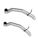 Mustang GT 1987-1993 Catback-avgassystem Varitune Ljuddämpare Aluminiserade Nedåtriktade Ändrör BBK