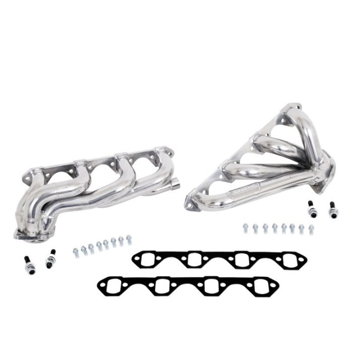 Ford F150 Truck 1987-1995 5.8 351 Korta Extraktorgrenrör med Olika Rörlängder 1-5/8 tum Silverkeramisk Beläggning BBK i gruppen Välj bilmodell / Ford / F-150 48-97 hos DDESIGN Scandinavia AB (bbk35110)