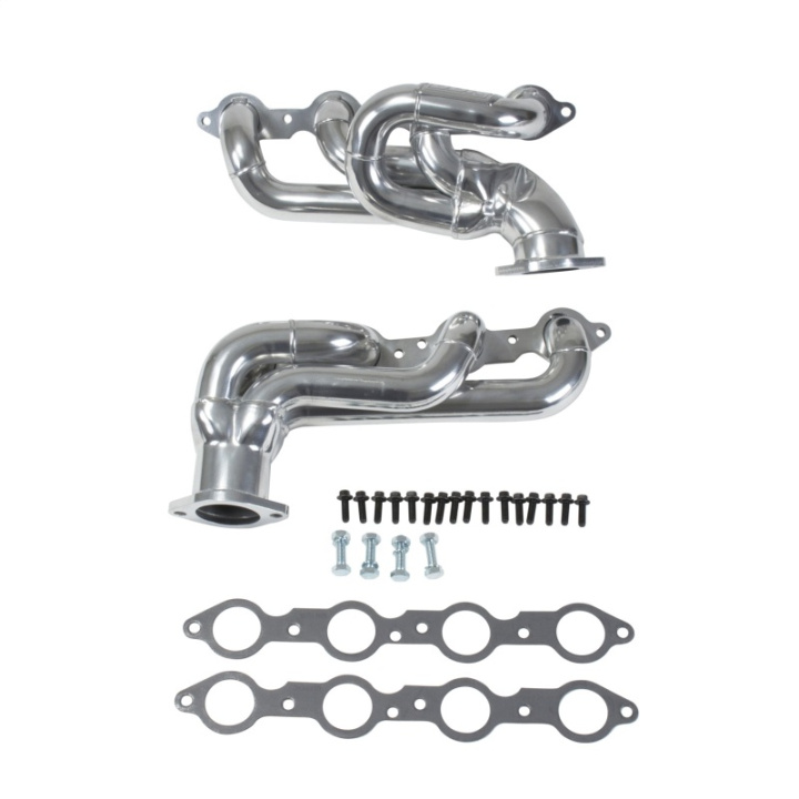 Camaro 2010-2015 LS3 L99 Korta Extraktorgrenrör med Avstämda Rörlängder 1-3/4 tum Silverkeramisk Beläggning BBK i gruppen Välj bilmodell / Chevrolet / Camaro Gen.5 10-15 / Tuning hos DDESIGN Scandinavia AB (bbk40200)