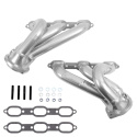 Dodge Charger / Chrysler 300 2006-2010 3.5L V6 1-5/8 tum Korta Extraktorgrenrör med Avstämda Rörlängder Silverkeramisk Beläggning BBK