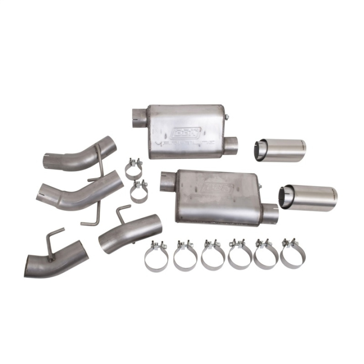 Vari-Tune Axleback-avgassystem 2 Justerbara Prestandaljuddämpare 2-3/4 tum Rör 4 tum Ändrör BBK i gruppen Välj bilmodell / Chevrolet / Camaro Gen.5 10-15 / Tuning hos DDESIGN Scandinavia AB (bbk41065)