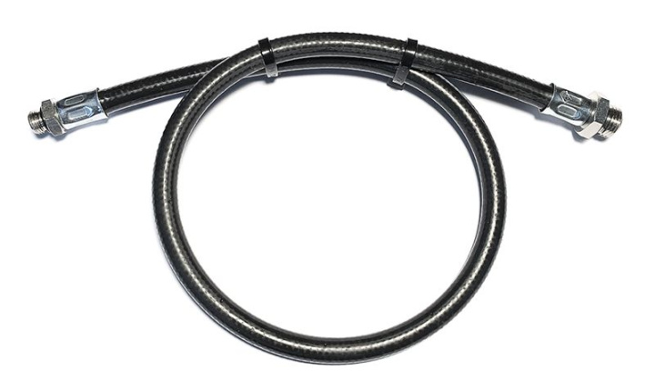 Adapterslang för Luftfjädring - Svart Stålomspunnen Streetec i gruppen Universala produkter / Chassi / Luftfjädring / Lösa delar för luftfjädring / Adaptrar & Kopplingar för luftfjädring hos DDESIGN Scandinavia AB (black-steel-hose)