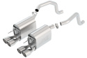 2009-2013 Chevrolet Corvette C6 Axleback Sportavgassystem S-Type II Borla