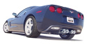 2005-2008 Chevrolet Corvette C6 Axleback Sportavgassystem Touring Borla