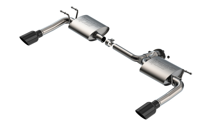 2019-2025 Mazda 3 Axleback Sportavgassystem S-Type Borla i gruppen Välj bilmodell / Mazda / 3 19+ hos DDESIGN Scandinavia AB (bor11982BC)