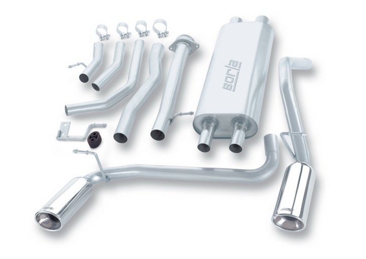 bor140037 2003-2006 Hummer H2 Cat-Back Avgassystem Borla