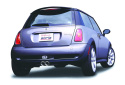 2004-2008 Mini Cooper S Catback Sportavgassystem Touring Borla