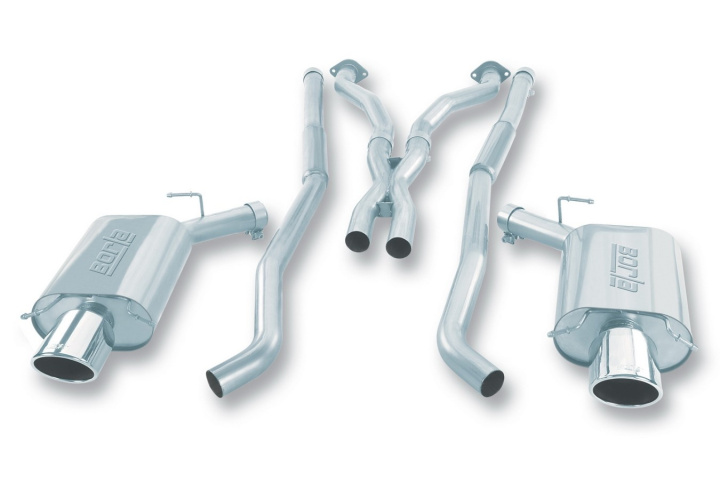 bor140126 Cadillac CTS-V 2004-2007 Cat-Back Avgassystem Borla