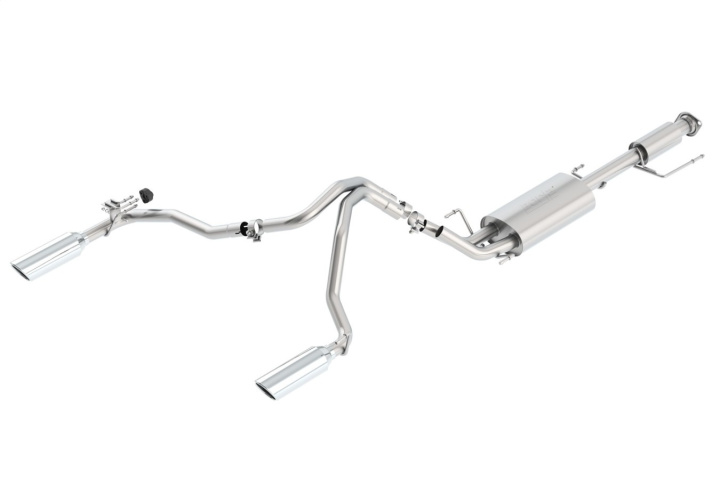 bor140200 2007-2009 Toyota FJ Cruiser Cat-Back Avgassystem Touring Borla