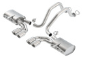 1997-2004 Chevrolet Corvette / Corvette Z06 C5 Catback Sportavgassystem S-Type II Borla