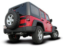 2012-2018 Jeep Wrangler JKU Catback Sportavgassystem Touring Borla