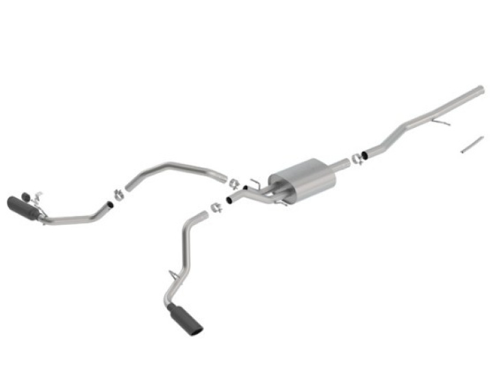 bor140549BC 2014-2019 Chevrolet Silverado 1500 / GMC Sierra 1500 Cat-Back Avgassystem ATAK Borla