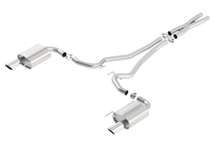 bor140591 2015-2017 Ford Mustang GT Cat-Back Avgassystem ATAK Borla