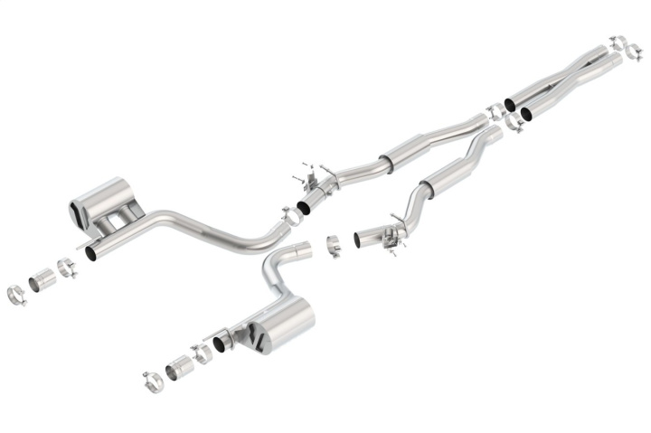 bor140642 Dodge Challenger Hellcat 15-21 Borla S-Type Cat-Back