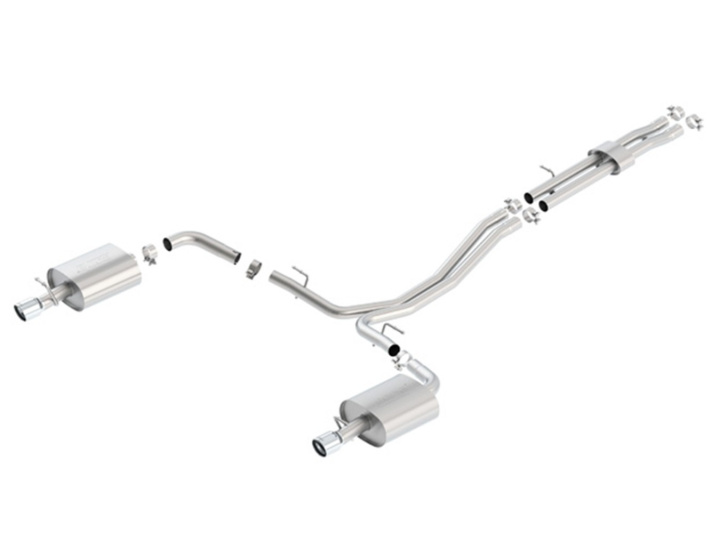 bor140656 Explorer EcoBoost 2012-2015 Cat-Back Avgassystem S-Type Borla