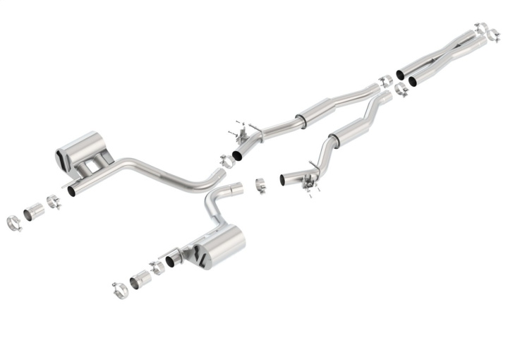 bor140677 2015-2020 Dodge Challenger SRT 392 / Scat Pack Cat-Back Avgassystem S-Type Borla
