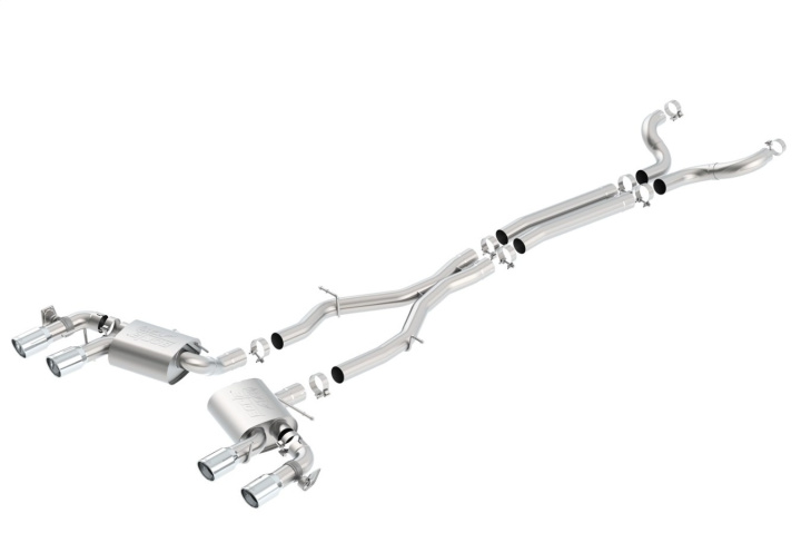 bor140727 2017-2021 Chevrolet Camaro ZL1 3in Cat-Back Avgassystem ATAK Borla