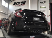 bor140739 2017-2021 Honda Civic Sport Cat-Back Avgassystem S-Type Borla (2)