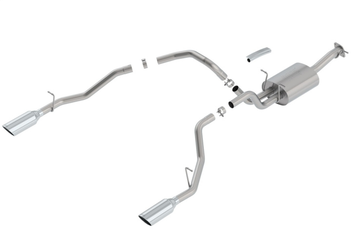 bor140753 2019-2022 Ram 1500 Cat-Back Avgassystem ATAK Borla