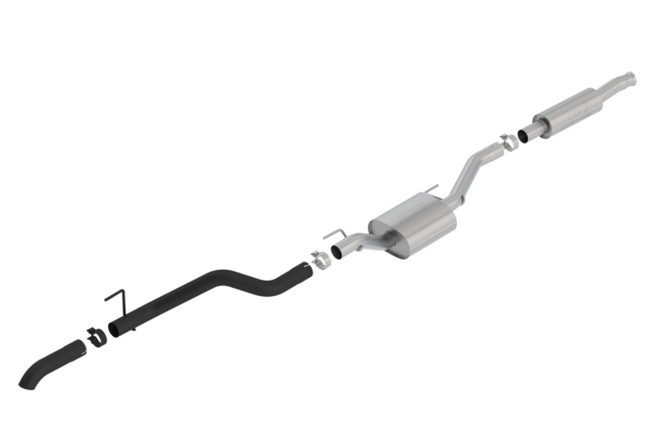 bor140809CB 2020-2021 Jeep Gladiator JT inClimberin Cat-Back Avgassystem S-Type Borla