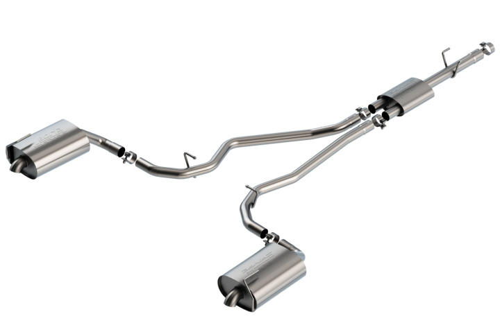 bor140824 2020-2021 Ford Explorer 2.3L EcoBoost Cat-Back Avgassystem S-Type Borla