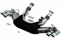 2020-2021 Chevrolet Corvette Stingray Catback Sportavgassystem S-Type Borla